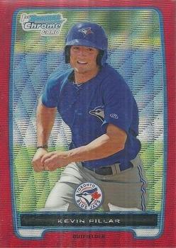 2012 Bowman Chrome - Prospects Red Wave #BCP119 Kevin Pillar Front