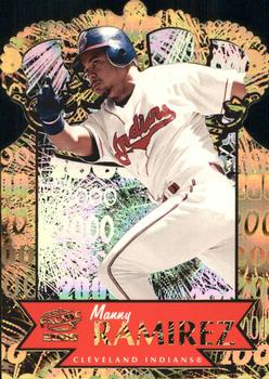 2000 Pacific - Gold Crown Die Cuts #14 Manny Ramirez  Front