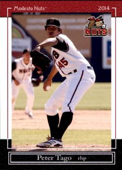 2014 Grandstand Modesto Nuts #29 Peter Tago Front