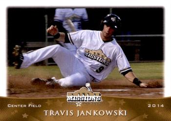 2014 Grandstand San Antonio Missions #21 Travis Jankowski Front