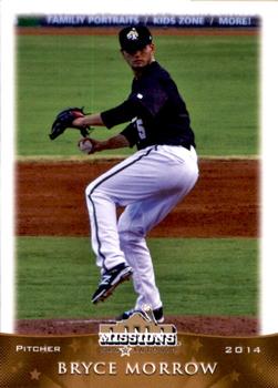2014 Grandstand San Antonio Missions #25 Bryce Morrow Front