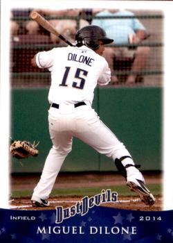 2014 Grandstand Tri-City Dust Devils #NNO Miguel Dilone Front
