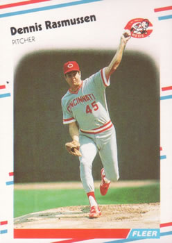 1988 Fleer #246 Dennis Rasmussen Front