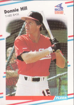 1988 Fleer #400 Donnie Hill Front