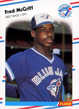 1988 Fleer #118 Fred McGriff Front