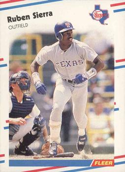 1988 Fleer #479 Ruben Sierra Front