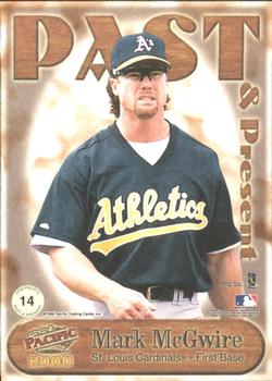 2000 Pacific - Past and Present #14 Mark McGwire  Back