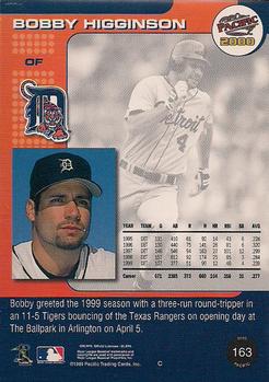 2000 Pacific - Ruby #163 Bobby Higginson  Back