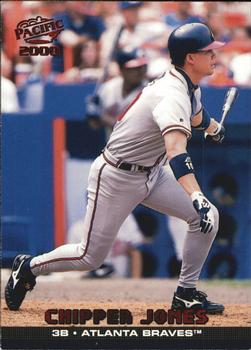 2000 Pacific - Ruby #38 Chipper Jones  Front