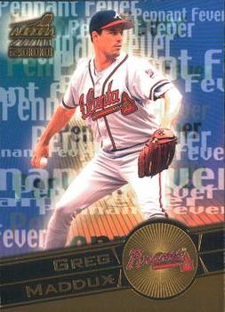 2000 Pacific Aurora - Pennant Fever #3 Greg Maddux  Front