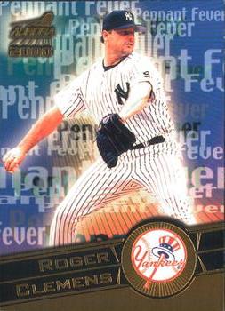 2000 Pacific Aurora - Pennant Fever #12 Roger Clemens  Front
