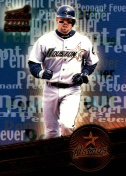 2000 Pacific Aurora - Pennant Fever Copper #10 Jeff Bagwell  Front