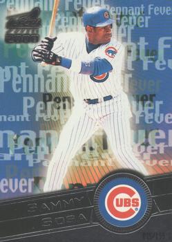 2000 Pacific Aurora - Pennant Fever Silver #7 Sammy Sosa  Front