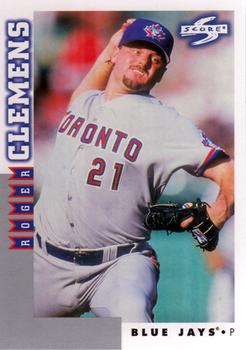 1998 Score Rookie & Traded #RT8 Roger Clemens Front