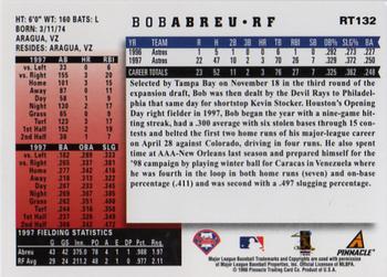 1998 Score Rookie & Traded #RT132 Bob Abreu Back