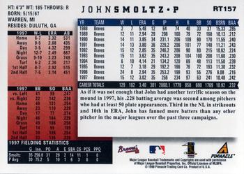 1998 Score Rookie & Traded #RT157 John Smoltz Back