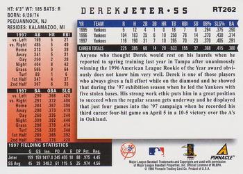 1998 Score Rookie & Traded #RT262 Derek Jeter Back