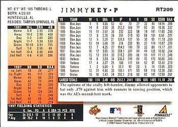 1998 Score Rookie & Traded #RT209 Jimmy Key Back