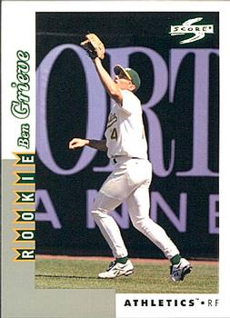 1998 Score Rookie & Traded #RT242 Ben Grieve Front