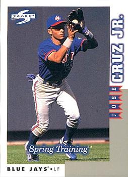 1998 Score Rookie & Traded #RT256 Jose Cruz Jr. Front