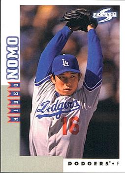 1998 Score Rookie & Traded #RT26 Hideo Nomo Front