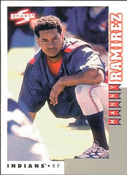 1998 Score Rookie & Traded #RT40 Manny Ramirez Front
