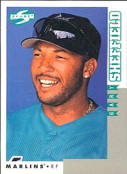 1998 Score Rookie & Traded #RT47 Gary Sheffield Front