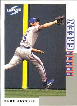 1998 Score Rookie & Traded #RT52 Shawn Green Front