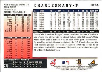 1998 Score Rookie & Traded #RT54 Charles Nagy Back