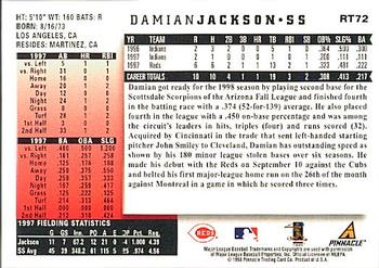 1998 Score Rookie & Traded #RT72 Damian Jackson Back