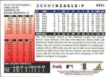 1998 Score Rookie & Traded #RT91 Denny Neagle Back