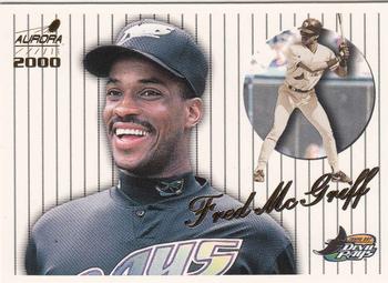 2000 Pacific Aurora - Pinstripes #140 Fred McGriff  Front