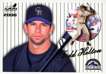 2000 Pacific Aurora - Pinstripes #47 Todd Helton  Front