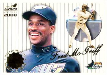 2000 Pacific Aurora - Pinstripes Premiere Date #140 Fred McGriff  Front