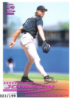 2000 Pacific Crown Collection - Holographic Purple #16 Randy Johnson  Front