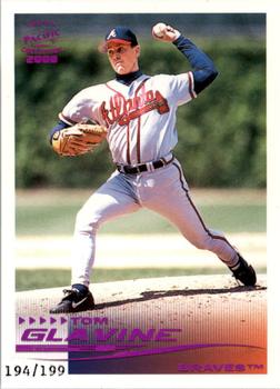 2000 Pacific Crown Collection - Holographic Purple #20 Tom Glavine  Front