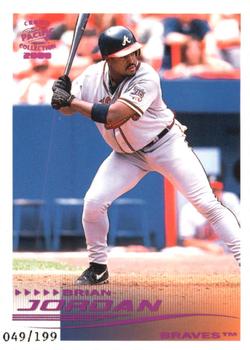2000 Pacific Crown Collection - Holographic Purple #23 Brian Jordan  Front