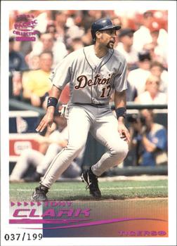 2000 Pacific Crown Collection - Holographic Purple #97 Tony Clark  Front