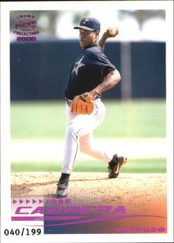 2000 Pacific Crown Collection - Holographic Purple #120 Jose Cabrera  Front