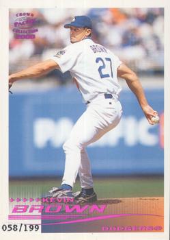 2000 Pacific Crown Collection - Holographic Purple #138 Kevin Brown Front