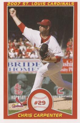 2007 St. Louis Cardinals Police #NNO Chris Carpenter Front