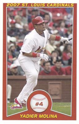 2007 St. Louis Cardinals Police #NNO Yadier Molina Front
