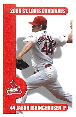 2008 St. Louis Cardinals Police #NNO Jason Isringhausen Front