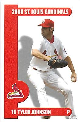 2008 St. Louis Cardinals Police #NNO Tyler Johnson Front