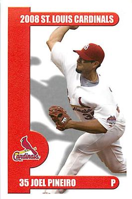 2008 St. Louis Cardinals Police #NNO Joel Pineiro Front