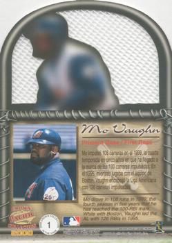 2000 Pacific Crown Collection - In the Cage #1 Mo Vaughn  Back