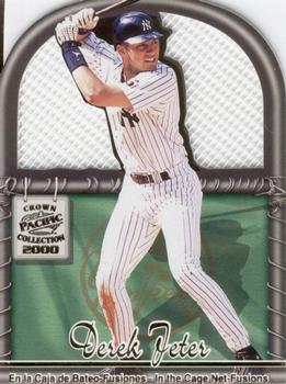 2000 Pacific Crown Collection - In the Cage #13 Derek Jeter  Front