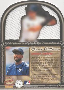 2000 Pacific Crown Collection - In the Cage #14 Bernie Williams  Back