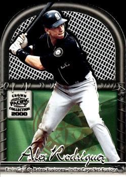 2000 Pacific Crown Collection - In the Cage #18 Alex Rodriguez  Front