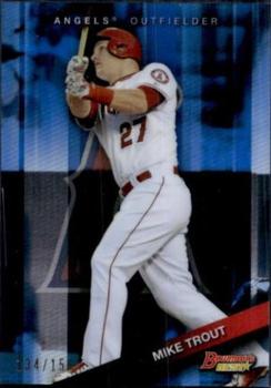 2015 Bowman's Best - Blue Refractor #1 Mike Trout Front